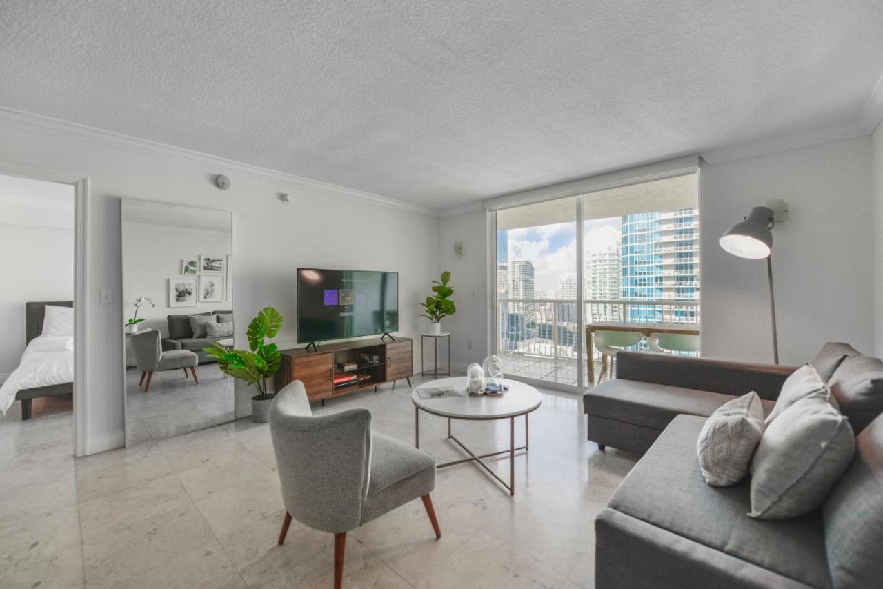 Centric Modern 40Thfloor Brickell Condo Free Parking By Palermo Home Miami Kültér fotó